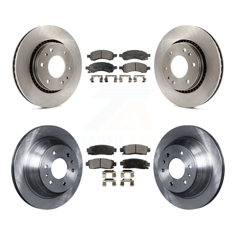 Kit de plaquettes semi-métalliques de Rotor de frein avant et arrière, pour Chevrolet Trailblazer GMC Envo