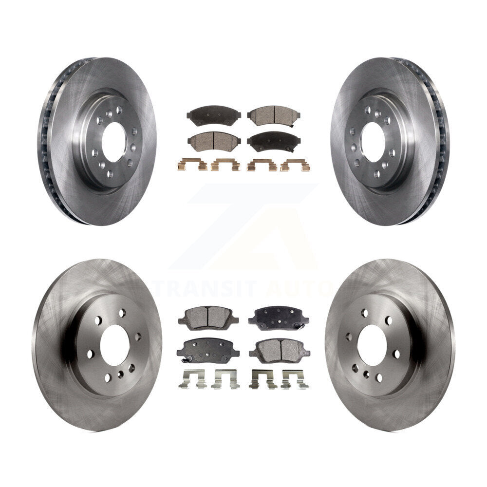 Kit de plaquettes semi-métalliques de Rotor de frein avant et arrière, pour Pontiac Montana Chevrolet Buic