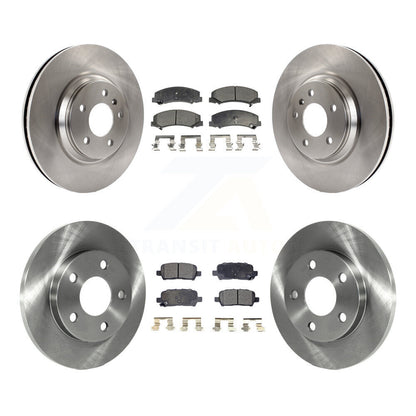 Rotor de frein à disque avant et arrière et Kit de plaquettes semi-métalliques pour Chevrolet Impala Limite
