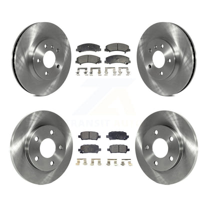 Rotor de frein à disque avant et arrière et Kit de plaquettes semi-métalliques pour Chevrolet Impala Limite