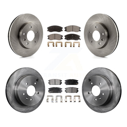 Kit de rotor de frein avant et arrière et plaquettes semi-métalliques pour Chevrolet Equinox Pontiac Vu