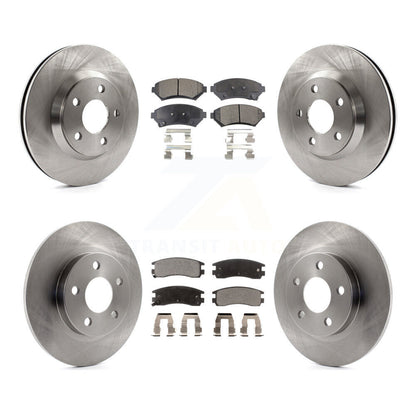 Kit de rotor de frein avant et arrière et plaquettes semi-métalliques pour Cadillac DeVille Buick Par