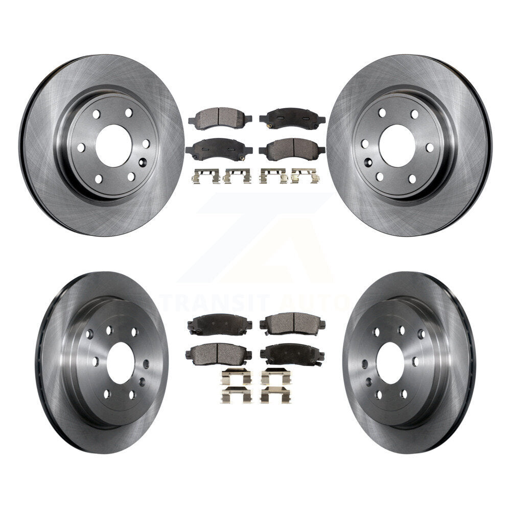 Kit de plaquettes semi-métalliques de Rotor de frein avant et arrière, pour GMC Acadia Buick autoclave Satur