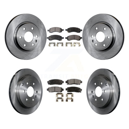 Kit de plaquettes semi-métalliques de Rotor de frein avant et arrière, pour GMC Acadia Buick autoclave Satur