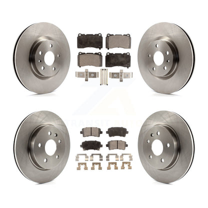 Kit de rotors de frein à disque avant et arrière et plaquettes semi-métalliques pour Cadillac XTS
