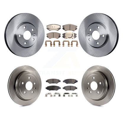 Kit de rotors de frein avant et arrière et plaquettes semi-métalliques pour Chevrolet Camaro LT L 10-15