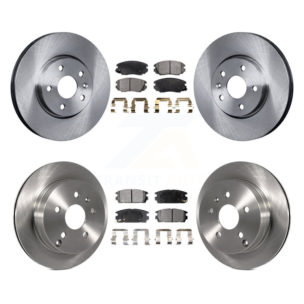 Rotor de frein avant arrière et Kit de plaquettes semi-métalliques pour Chevrolet Equinox GMC Terrai