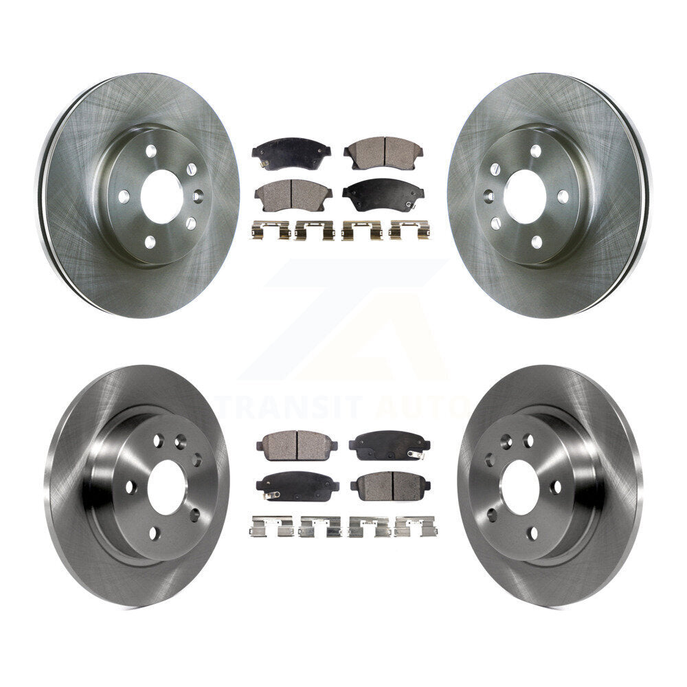 Kit de rotor de frein avant et arrière et plaquettes semi-métalliques pour Chevrolet Cruze Sonic Limite