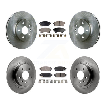 Kit de rotors de frein à disque avant et arrière et plaquettes semi-métalliques pour Chevrolet Cruze