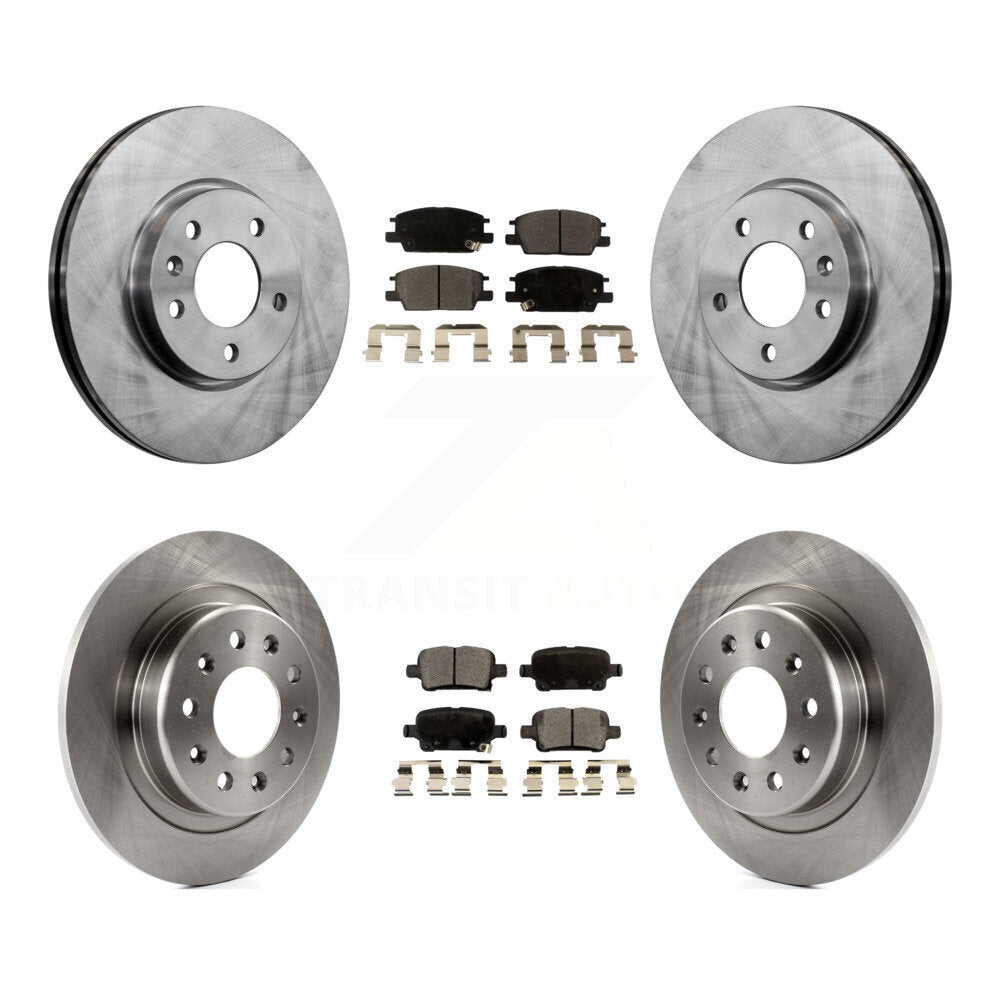 Rotor de frein avant arrière et Kit de plaquettes semi-métalliques pour Chevrolet Equinox GMC Terrai