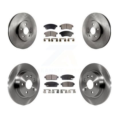 Kit de rotors de frein avant et arrière et plaquettes semi-métalliques pour Chevrolet Sonic R 2013-2014