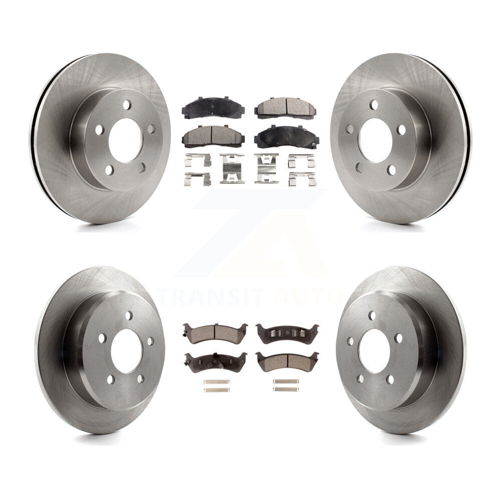 Rotors de frein avant arrière et Kit de plaquettes semi-métalliques pour Ford Ranger Explorer Mercur