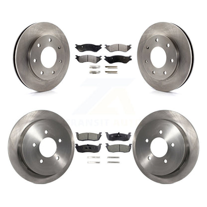 Kit de disques de frein avant et arrière et plaquettes semi-métalliques pour Ford F-150 Heritage 4W 2004