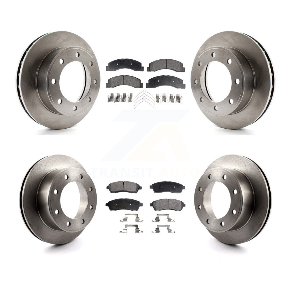Kit de plaquettes semi-métalliques de Rotor de frein avant et arrière, pour Ford F-250 Super Duty Excursio