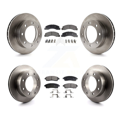 Kit de plaquettes semi-métalliques de Rotor de frein avant et arrière, pour Ford F-250 Super Duty Excursio