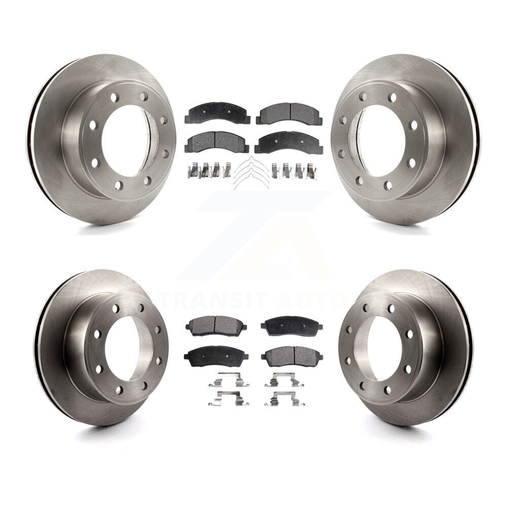Kit de plaquettes semi-métalliques de Rotor de frein avant et arrière, pour Ford F-250 Super Duty Excursio