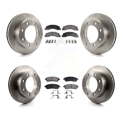 Kit de plaquettes semi-métalliques de Rotor de frein avant et arrière, pour Ford F-250 Super Duty Excursio