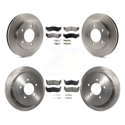 Kit de rotor de frein avant et arrière et plaquettes semi-métalliques pour Ford Expedition Lincoln 4W