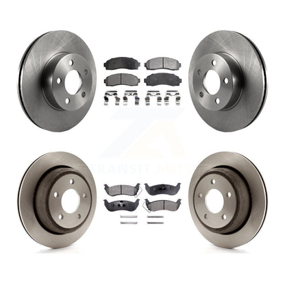 Rotors de frein à disque avant et arrière et Kit de plaquettes semi-métalliques pour Ford Ranger Mazda B400