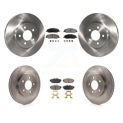Rotors de frein à disque avant et arrière, Kit de plaquettes semi-métalliques pour Ford Mustang Bullit 2009
