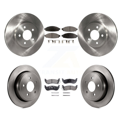 Kit de rotor de frein avant et arrière et plaquettes semi-métalliques pour Ford Crown Victoria Mercur