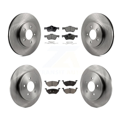 Rotors de frein à disque avant et arrière, Kit de plaquettes semi-métalliques pour Ford Escape Mazda Tribut