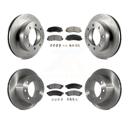 Kit de plaquettes semi-métalliques de Rotor de frein avant et arrière, pour Ford F-250 Super Duty 4W 08-09