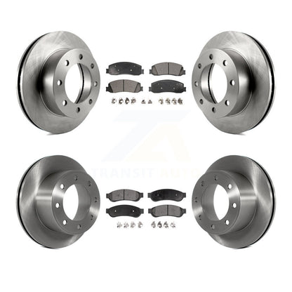Kit de plaquettes semi-métalliques de Rotor de frein avant et arrière, pour Ford F-350 Super Duty F-250 4W