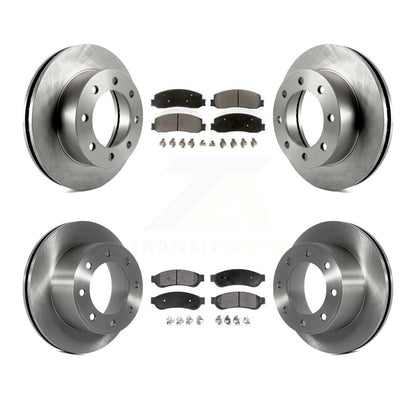 Kit de plaquettes semi-métalliques de Rotor de frein avant et arrière, pour Ford F-250 Super Duty F-350 4W