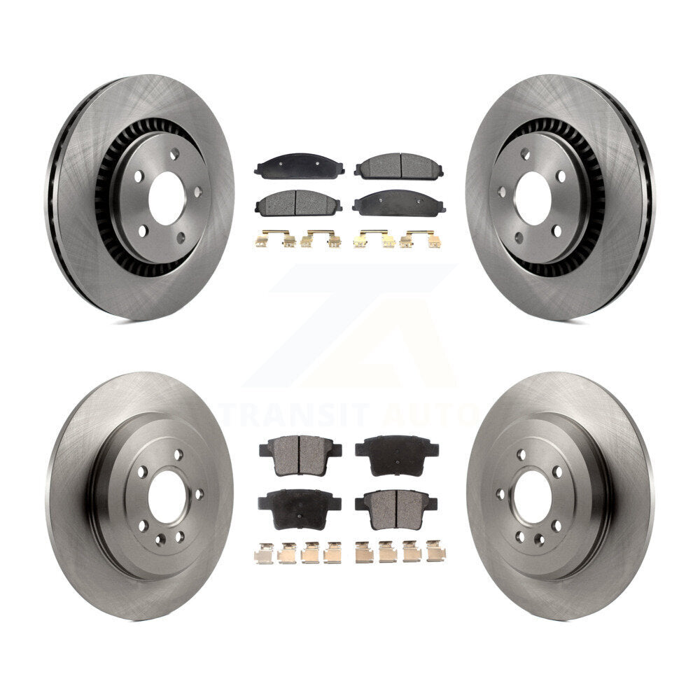 Kit de rotor de frein avant et arrière et plaquettes semi-métalliques pour Ford Five Hundred Freestyle