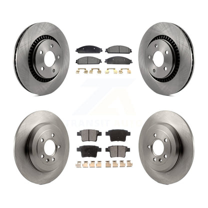 Kit de rotor de frein avant et arrière et plaquettes semi-métalliques pour Ford Five Hundred Freestyle