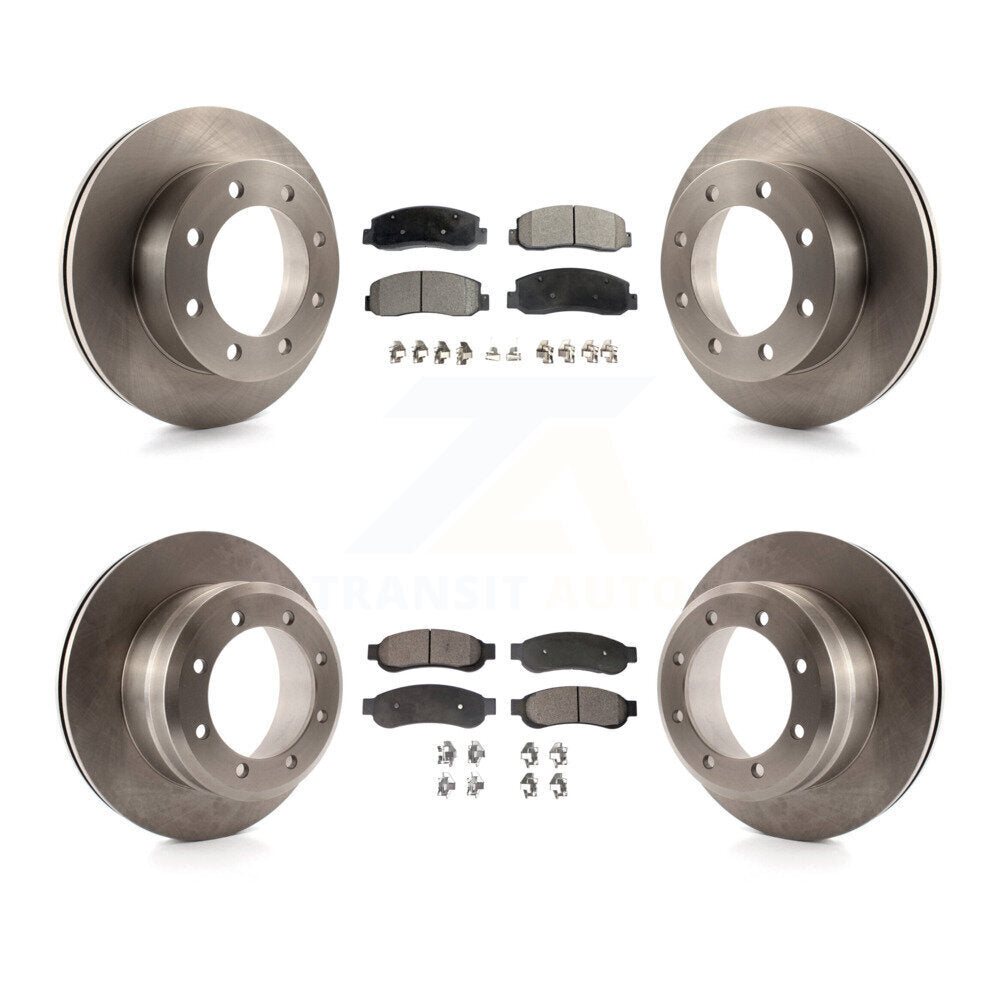Kit de plaquettes semi-métalliques de Rotor de frein avant et arrière, pour Ford F-350 Super Duty 4W 05-07