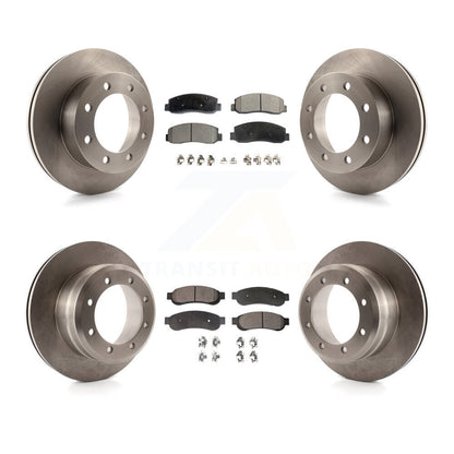Kit de plaquettes semi-métalliques de Rotor de frein avant et arrière, pour Ford F-350 Super Duty 4W 05-07