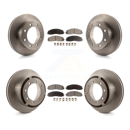 Kit de plaquettes de frein semi-métalliques pour rotors de frein avant et arrière, pour Ford F-350 Super Duty 4W 2013