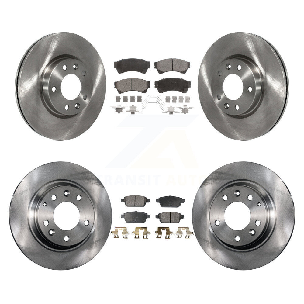 Kit de plaquettes semi-métalliques de Rotor de frein avant et arrière, pour Ford Fusion Mazda 6 Lincoln MK