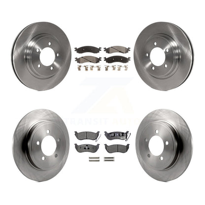 Kit de rotor de frein à disque avant et arrière et plaquettes semi-métalliques pour Ford Explorer Sport Tra