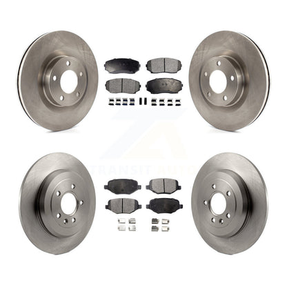 Rotors de frein à disque avant et arrière et Kit de plaquettes semi-métalliques pour Ford Edge Lincoln MK