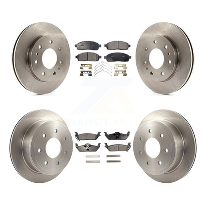 Kit de plaquettes semi-métalliques de Rotor de frein avant et arrière, pour Ford F-150 09 avec roue à 7 écrous