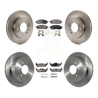 Kit de plaquettes semi-métalliques de Rotor de frein avant et arrière, pour Ford F-150 09 avec roue à 6 écrous