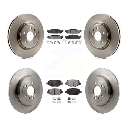 Kit de rotor de frein avant et arrière et plaquettes semi-métalliques pour Ford Explorer Flex Taurus MK