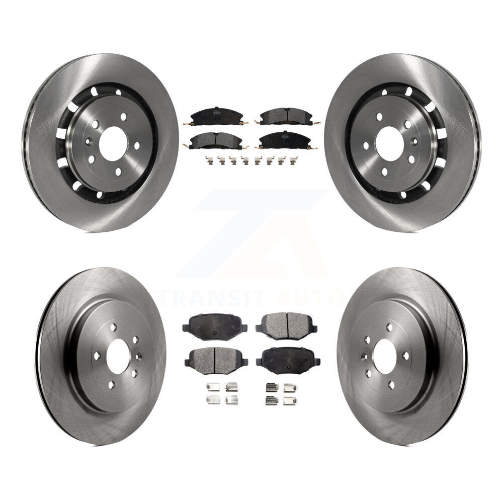Rotors de frein avant arrière et Kit de plaquettes semi-métalliques pour Ford Explorer Police Utilit