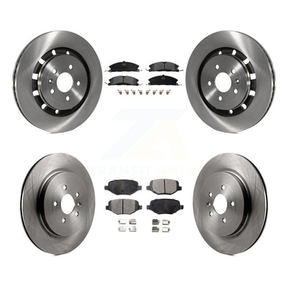 Rotors de frein avant arrière et Kit de plaquettes semi-métalliques pour Ford Explorer Police Utilit