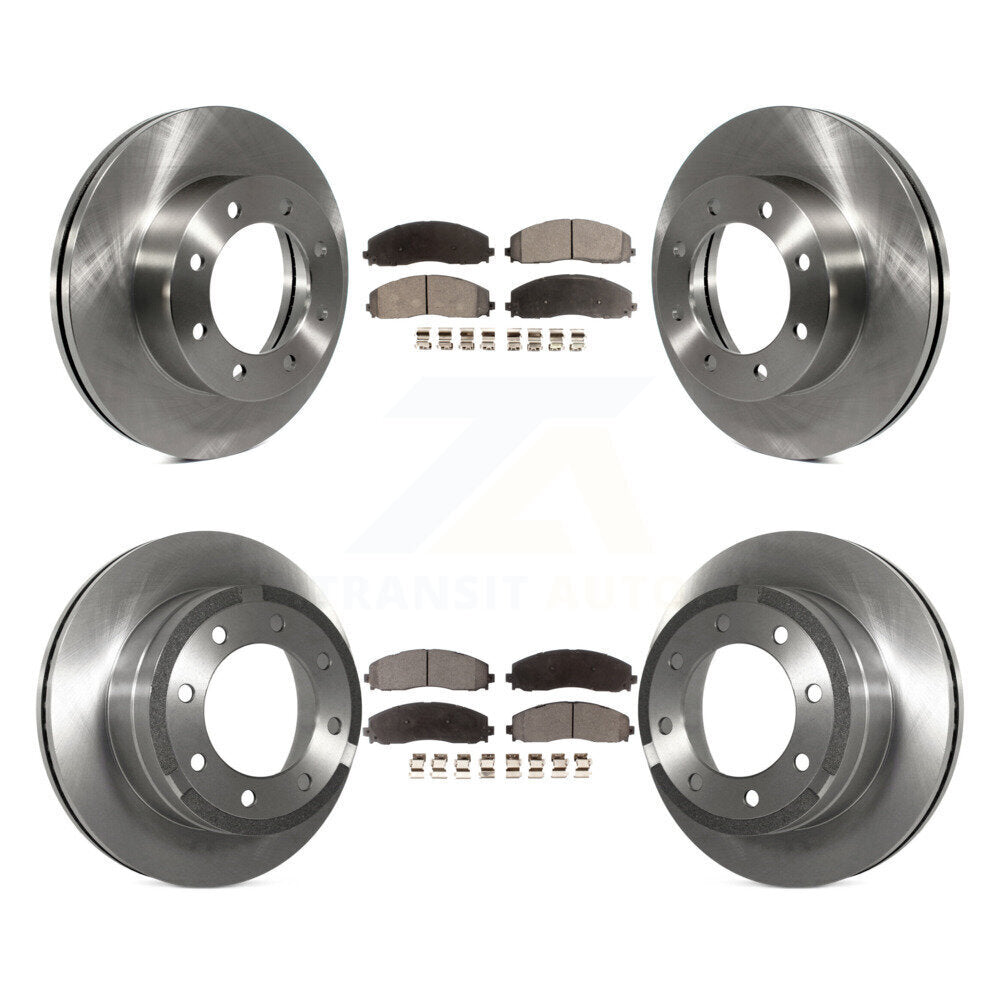 Kit de plaquettes semi-métalliques de Rotor de frein avant et arrière, pour Ford F-250 Super Duty F-350 4W