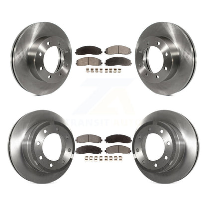 Kit de plaquettes semi-métalliques de Rotor de frein avant et arrière, pour Ford F-250 Super Duty F-350 4W