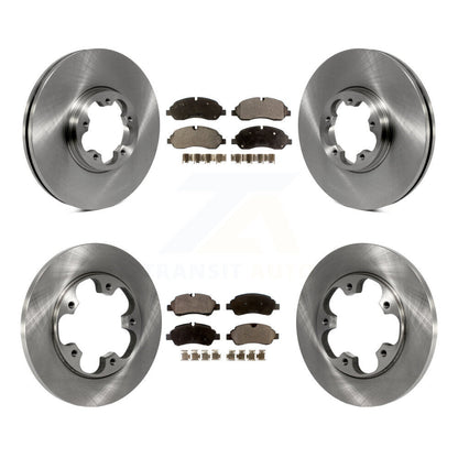 Kit de disques de frein avant et arrière et plaquettes semi-métalliques pour Ford Transit-250 Transit-15