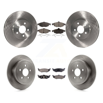 Kit de plaquettes de frein semi-métalliques pour Rotors de frein avant et arrière, pour Chrysler Sebring Dodge Stratu