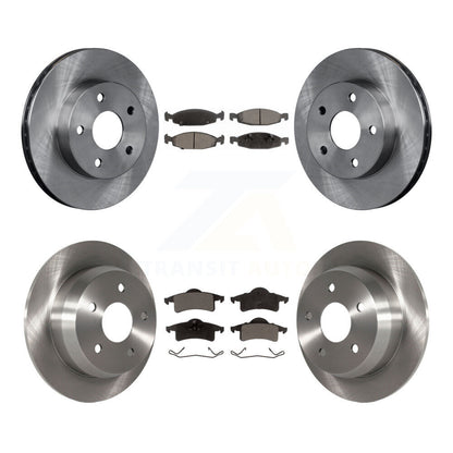 Kit de rotors de frein à disque avant et arrière et plaquettes semi-métalliques pour Jeep Grand Cherokee