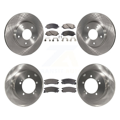 Kit de rotor de frein avant et arrière et plaquettes semi-métalliques pour Chrysler Sebring mitsubishi