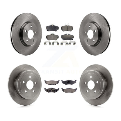 Kit de rotors de frein à disque avant et arrière et plaquettes semi-métalliques pour Chrysler PT Cruiser