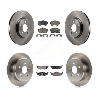 Kit de rotors de frein à disque avant et arrière et plaquettes semi-métalliques pour Chrysler PT Cruiser